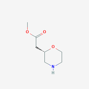 methyl 2-((S)-morpholin-2-yl)acetate