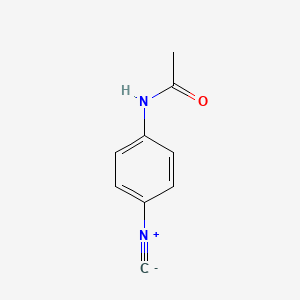 molecular formula C9H8N2O B13070062 N-(4-isocyanophenyl)acetamide 