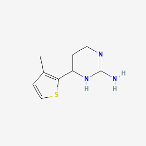 6-(3-Methylthiophen-2-yl)-1,4,5,6-tetrahydropyrimidin-2-amine