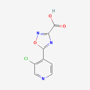 5-(3-Chloropyridin-4-yl)-1,2,4-oxadiazole-3-carboxylic acid