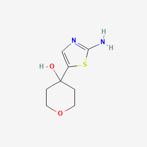 4-(2-Amino-1,3-thiazol-5-yl)oxan-4-ol