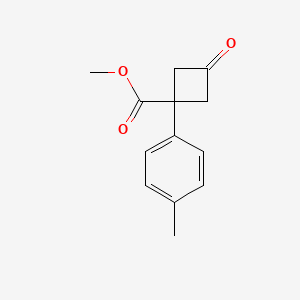 Methyl 1-(4-methylphenyl)-3-oxocyclobutane-1-carboxylate