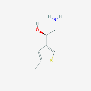 (1R)-2-Amino-1-(5-methylthiophen-3-yl)ethan-1-ol