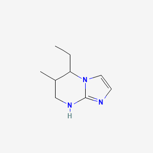 5-Ethyl-6-methyl-5H,6H,7H,8H-imidazo[1,2-a]pyrimidine