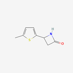 4-(5-Methylthiophen-2-yl)azetidin-2-one