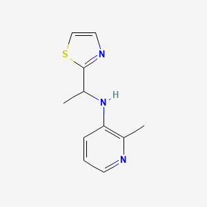 2-Methyl-N-[1-(1,3-thiazol-2-yl)ethyl]pyridin-3-amine