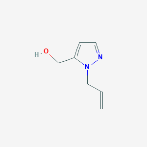 molecular formula C7H10N2O B13070173 [1-(Prop-2-en-1-yl)-1H-pyrazol-5-yl]methanol 