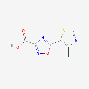 5-(4-Methylthiazol-5-yl)-1,2,4-oxadiazole-3-carboxylic acid