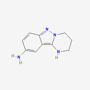 1H,2H,3H,4H-Pyrimido[1,2-b]indazol-9-amine