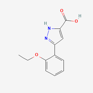 3-(2-ethoxyphenyl)-1H-pyrazole-5-carboxylic acid