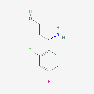 (3S)-3-Amino-3-(2-chloro-4-fluorophenyl)propan-1-OL