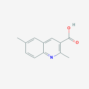 molecular formula C12H11NO2 B1307025 2,6-二甲基喹啉-3-羧酸 CAS No. 610261-45-5
