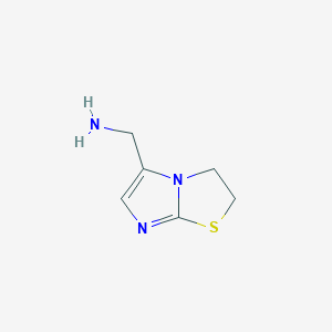 molecular formula C6H9N3S B13070280 {2H,3H-imidazo[2,1-b][1,3]thiazol-5-yl}methanamine 