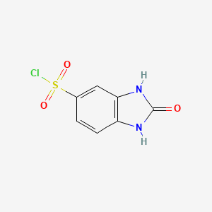 molecular formula C7H5ClN2O3S B1307030 2-氧代-2,3-二氢-1H-苯并咪唑-5-磺酰氯 CAS No. 53439-87-5