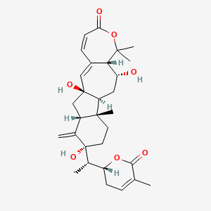 molecular formula C30H40O7 B13070377 longipedlactoneH 