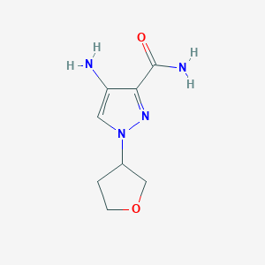 4-Amino-1-(oxolan-3-yl)-1H-pyrazole-3-carboxamide