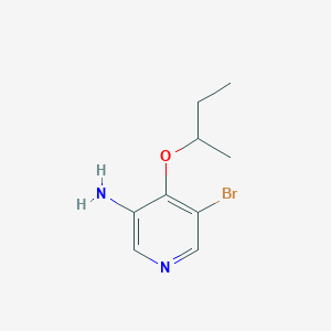 5-Bromo-4-(butan-2-yloxy)pyridin-3-amine