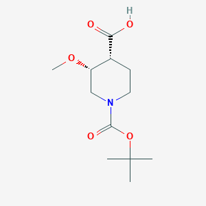 Cis-1-[(tert-butoxy)carbonyl]-3-methoxypiperidine-4-carboxylicacid