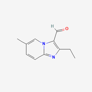 2-Ethyl-6-methylimidazo[1,2-a]pyridine-3-carbaldehyde