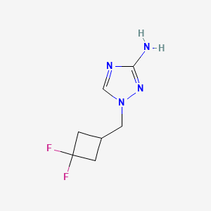 1-[(3,3-Difluorocyclobutyl)methyl]-1H-1,2,4-triazol-3-amine