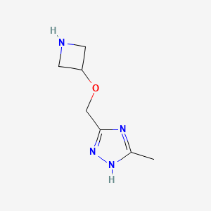 3-[(Azetidin-3-yloxy)methyl]-5-methyl-4H-1,2,4-triazole