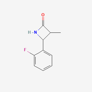 4-(2-Fluorophenyl)-3-methylazetidin-2-one