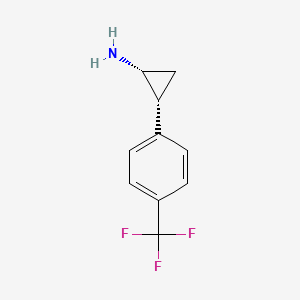 Cis-2-[4-(trifluoromethyl)phenyl]cyclopropan-1-amine