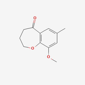 9-Methoxy-7-methyl-2,3,4,5-tetrahydro-1-benzoxepin-5-one