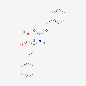 molecular formula C18H19NO4 B13070582 2-{[(Benzyloxy)carbonyl]amino}-4-phenylbutanoic acid 