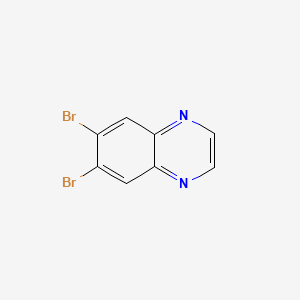 molecular formula C8H4Br2N2 B13070606 6,7-Dibromoquinoxaline 