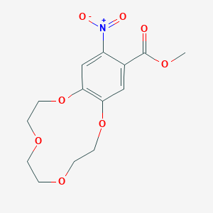 Methyl 13-nitro-2,3,5,6,8,9-hexahydrobenzo[b][1,4,7,10]tetraoxacyclododecine-12-carboxylate