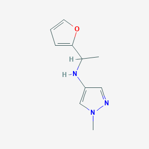 N-[1-(furan-2-yl)ethyl]-1-methyl-1H-pyrazol-4-amine