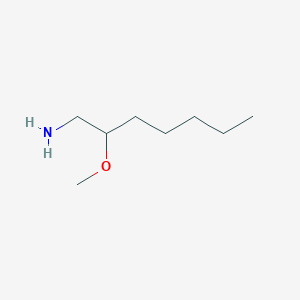 molecular formula C8H19NO B13070685 2-Methoxyheptan-1-amine 