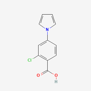 B1307070 2-Chloro-4-pyrrol-1-yl-benzoic acid CAS No. 232275-65-9