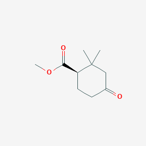 Methyl(1R)-2,2-dimethyl-4-oxocyclohexane-1-carboxylate