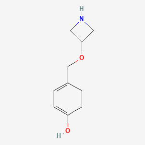 4-[(Azetidin-3-yloxy)methyl]phenol