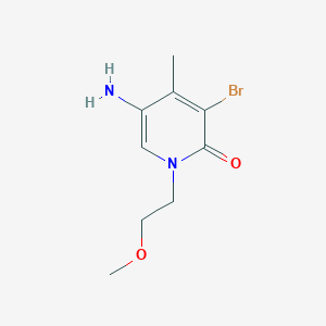 5-Amino-3-bromo-1-(2-methoxyethyl)-4-methyl-1,2-dihydropyridin-2-one