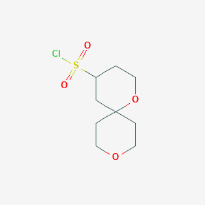 1,9-Dioxaspiro[5.5]undecane-4-sulfonyl chloride