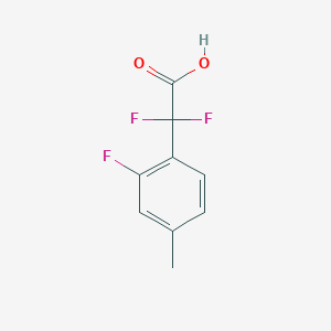 molecular formula C9H7F3O2 B13070795 Difluoro(2-fluoro-4-methylphenyl)acetic acid 