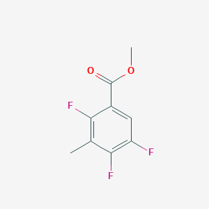 molecular formula C9H7F3O2 B13070810 Methyl 2,4,5-trifluoro-3-methylbenzoate 