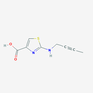 2-[(But-2-yn-1-yl)amino]-1,3-thiazole-4-carboxylic acid