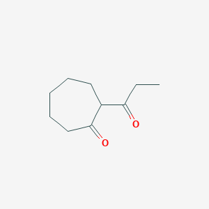 2-Propanoylcycloheptan-1-one