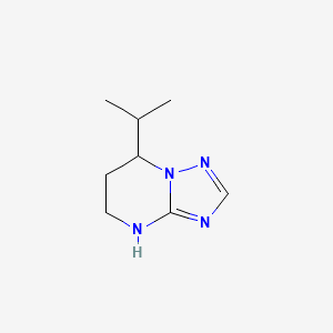 molecular formula C8H14N4 B13070891 7-(Propan-2-yl)-4H,5H,6H,7H-[1,2,4]triazolo[1,5-a]pyrimidine 