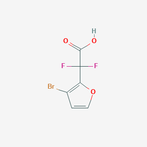 2-(3-Bromofuran-2-yl)-2,2-difluoroacetic acid