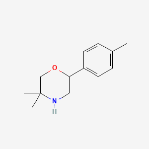 5,5-Dimethyl-2-P-tolylmorpholine