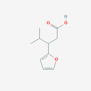 molecular formula C10H14O3 B1307092 3-呋喃-2-基-4-甲基戊酸 CAS No. 842954-66-9