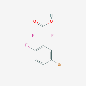 2-(5-Bromo-2-fluorophenyl)-2,2-difluoroacetic acid