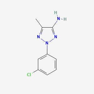 2-(3-chlorophenyl)-5-methyl-2H-1,2,3-triazol-4-amine