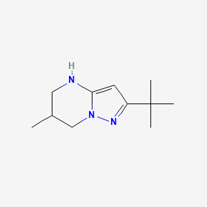 2-tert-Butyl-6-methyl-4H,5H,6H,7H-pyrazolo[1,5-a]pyrimidine