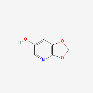 molecular formula C6H5NO3 B13071069 2H-[1,3]Dioxolo[4,5-b]pyridin-6-ol CAS No. 1019767-69-1